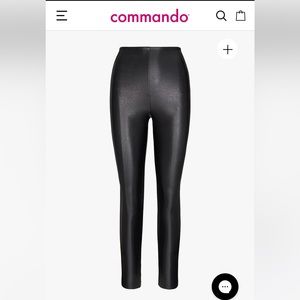 Commando Faux Leather Leggings - M